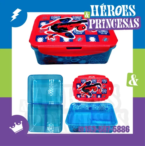 lunchbox_spiderman_rojo_con_azul_para_chicos_con_diseño_de_personaje_y_compartimentos_ideales_para_la_escuela_en_lanus_buenos_aires_argentina