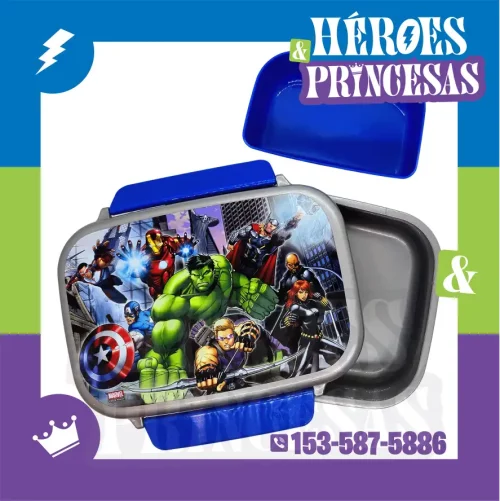 lunchbox_tupper_infantil_avengers_marvel_con_diseño_colorido_de_iron_man_thor_hulk_y_capitan_america_en_lanus_zona_sur_buenos_aires_argentina