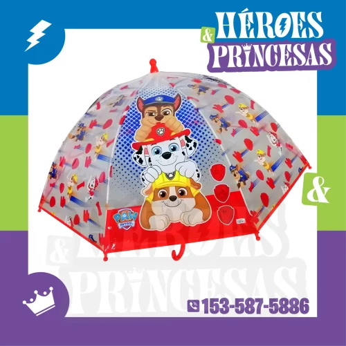 paraguas_infantil_transparente_paw_patrol_con_chase_marshall_y_rubble_diseño_con_marco_rojo_en_lanus_buenos_aires_argentina