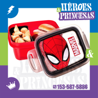 lunchera_spiderman_marvel_hermetica con diseño vibrante de Spiderman, ubicada en Lanús, zona sur Argentina